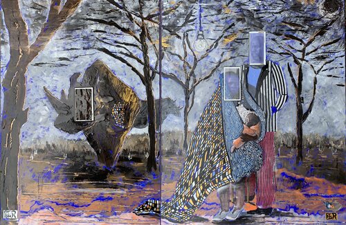 Savana Studio by Alain Granger (A.G.R.), Painting for Sale on Select