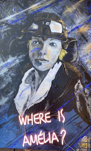 Where is Amélia ? by Alain Granger (A.G.R.), Painting for Sale on Select