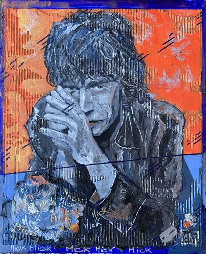 MICK ! by Alain Granger (A.G.R.), Painting for Sale on Select