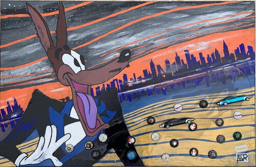 The Win for WOLFIE ! by Alain Granger (A.G.R.), Painting for Sale on Select