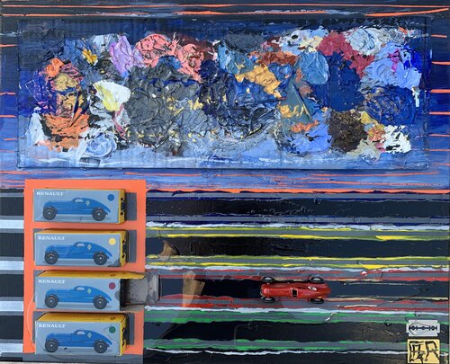 STORM ... BOX ! BOX  ! by Alain Granger (A.G.R.), Painting for Sale on Select