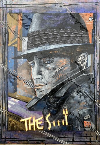 THE SAMOURAÏ by Alain Granger (A.G.R.), Painting for Sale on Select