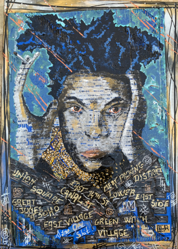 The King Of Down Town ... by Alain Granger (A.G.R.), Painting for Sale on Select