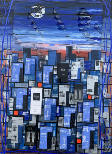 SUNRISE ON DIOR*TOWN by Alain Granger (A.G.R.), Painting for Sale on Select