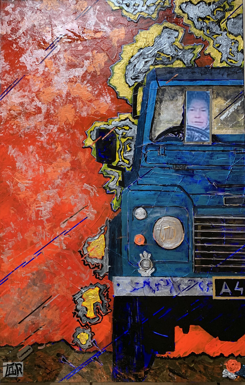 Conduite Royale... Alain Granger (A.G.R.) Original painting for sale