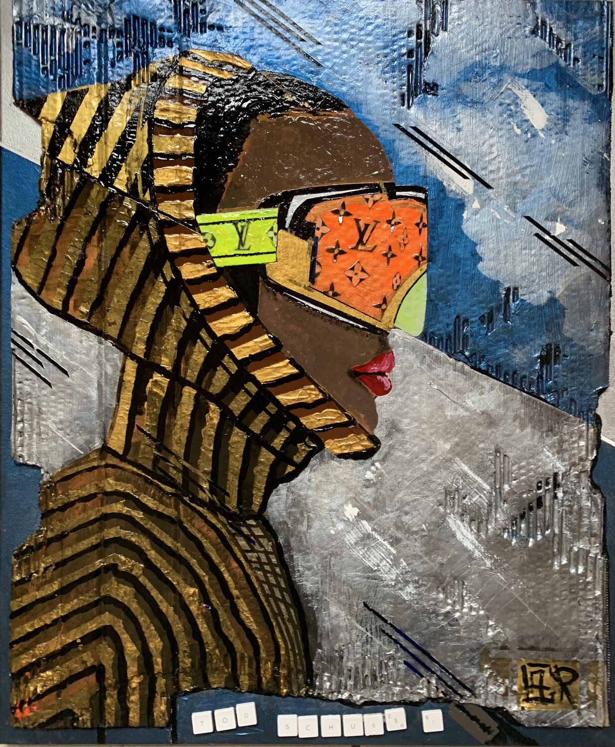 TOO SCHUSS ! Alain Granger (A.G.R.) Original painting for sale