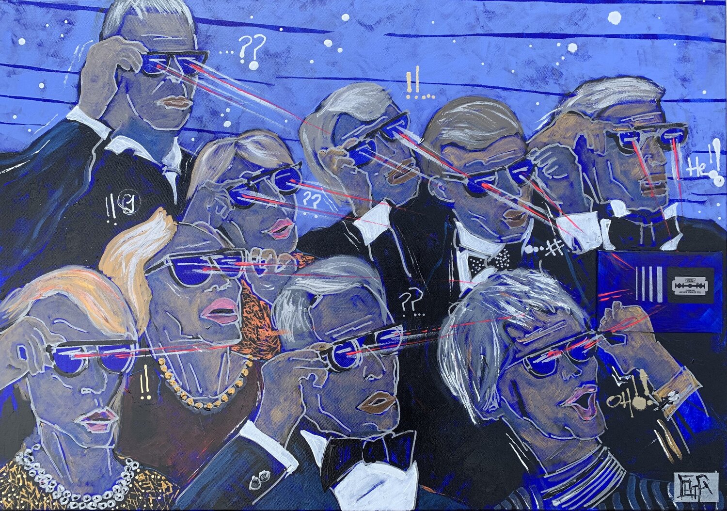 WHAT'S THAT ? Alain Granger (A.G.R.) Original painting for sale
