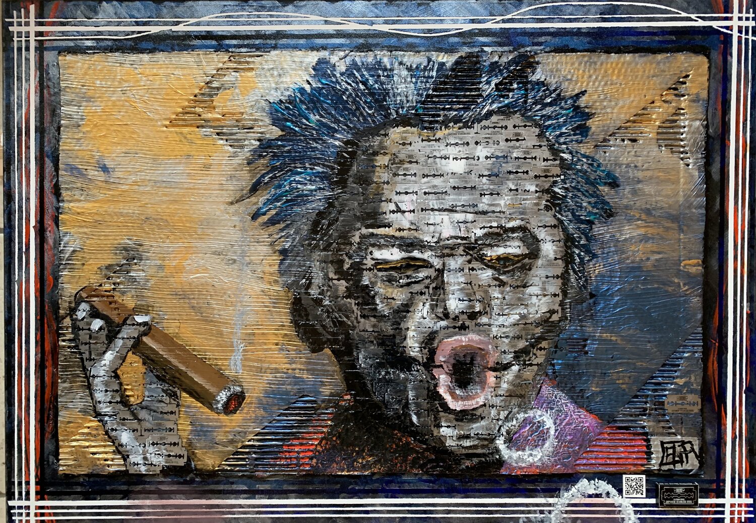 Les Volutes de Jack !... Alain Granger (A.G.R.) Original painting for sale