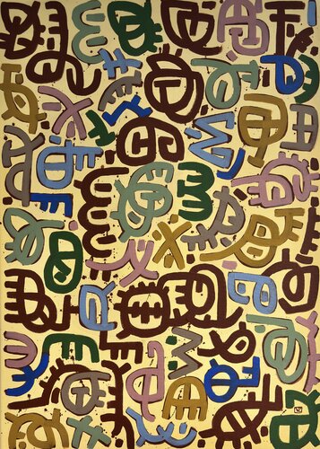 Afabeto emozionale by Valeria Zaccheddu, Painting for Sale on Select
