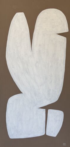 White Body by Valeria Zaccheddu, Painting for Sale on Select