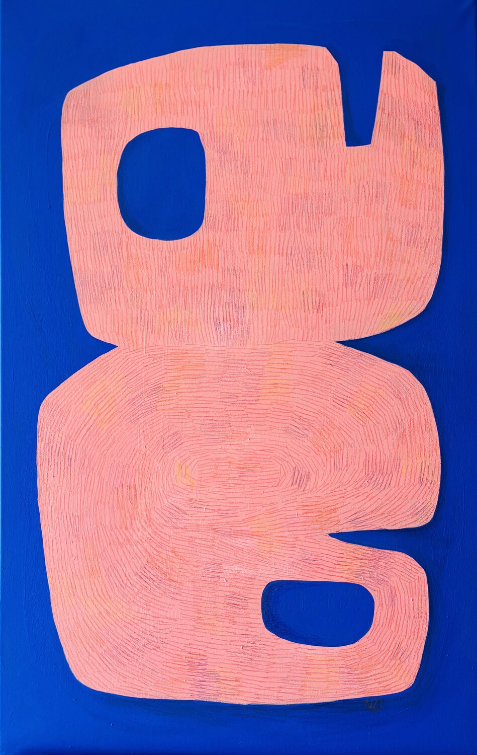 Living Shape N° 3 Valeria Zaccheddu Original painting for sale