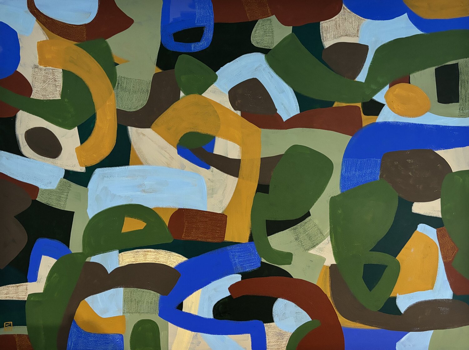 Echoes of Nature Valeria Zaccheddu Original painting for sale