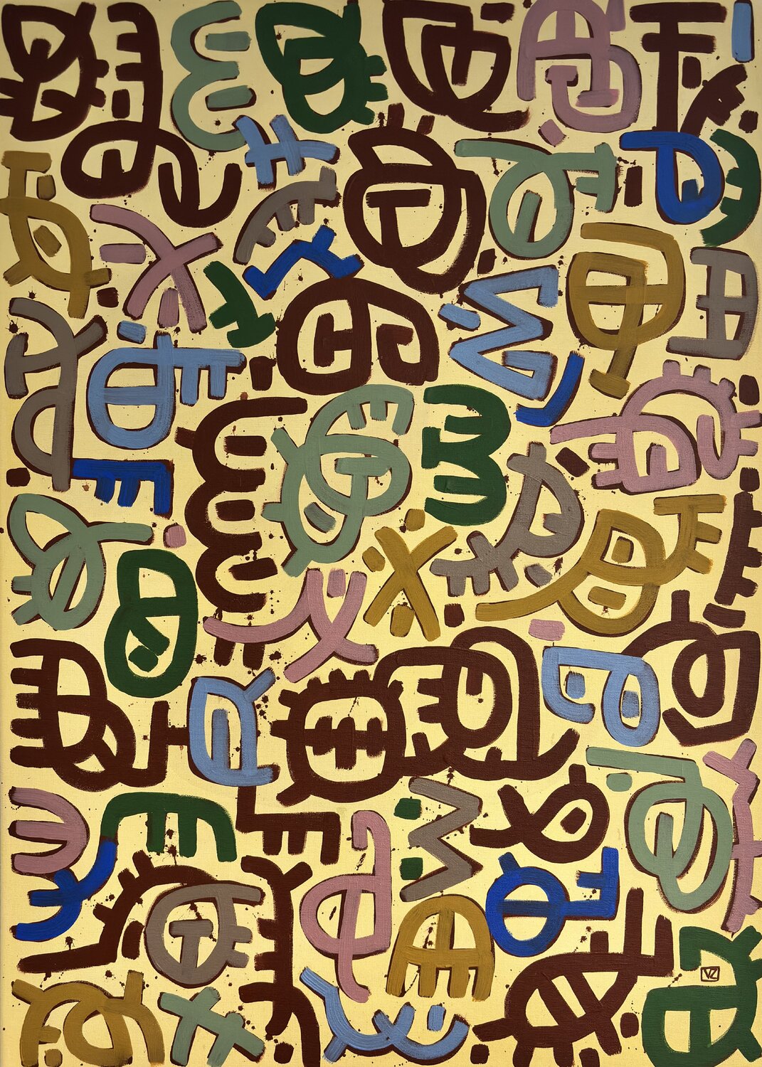 Afabeto emozionale Valeria Zaccheddu Original painting for sale