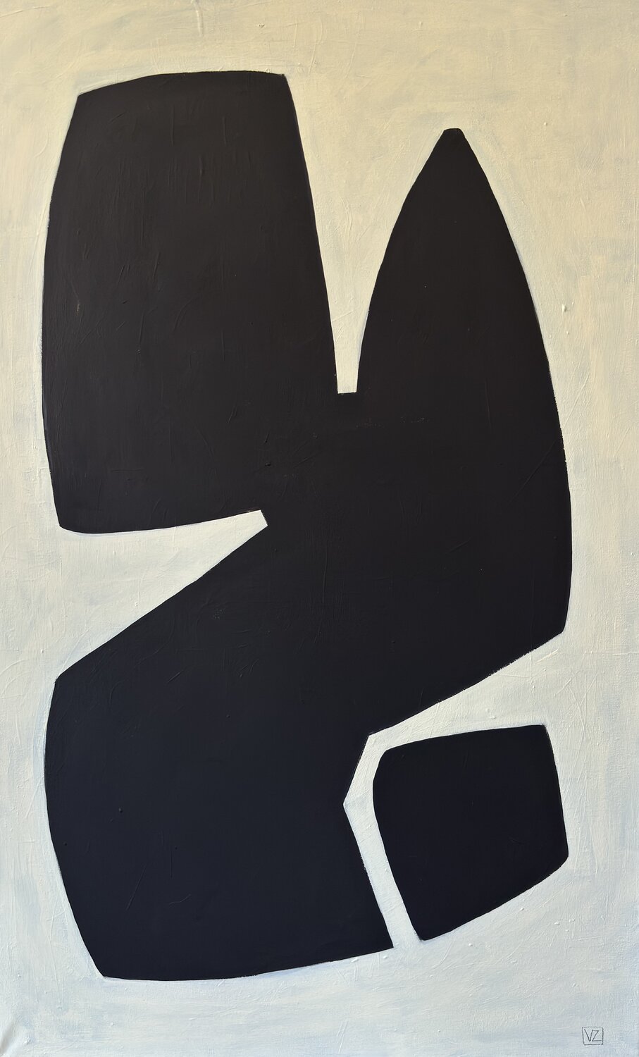 Quiet Mass Valeria Zaccheddu Original painting for sale