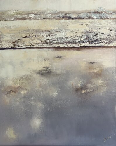 Clouds are floating by Ludmila Budanov, Painting for Sale on Select