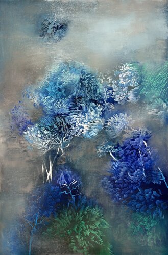 Blue Galisia by Ludmila Budanov, Painting for Sale on Select