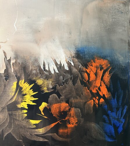 Flower IV by Ludmila Budanov, Painting for Sale on Select
