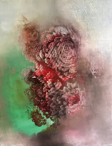 Eruption I by Ludmila Budanov, Painting for Sale on Select
