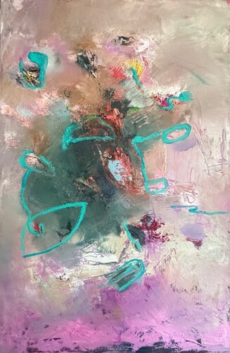 In the deep sea by Ludmila Budanov, Painting for Sale on Select