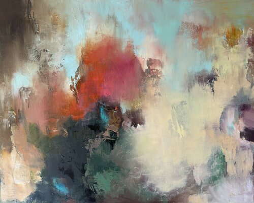 Orange Mist von Ludmila Budanov, Malerei kaufen auf Select