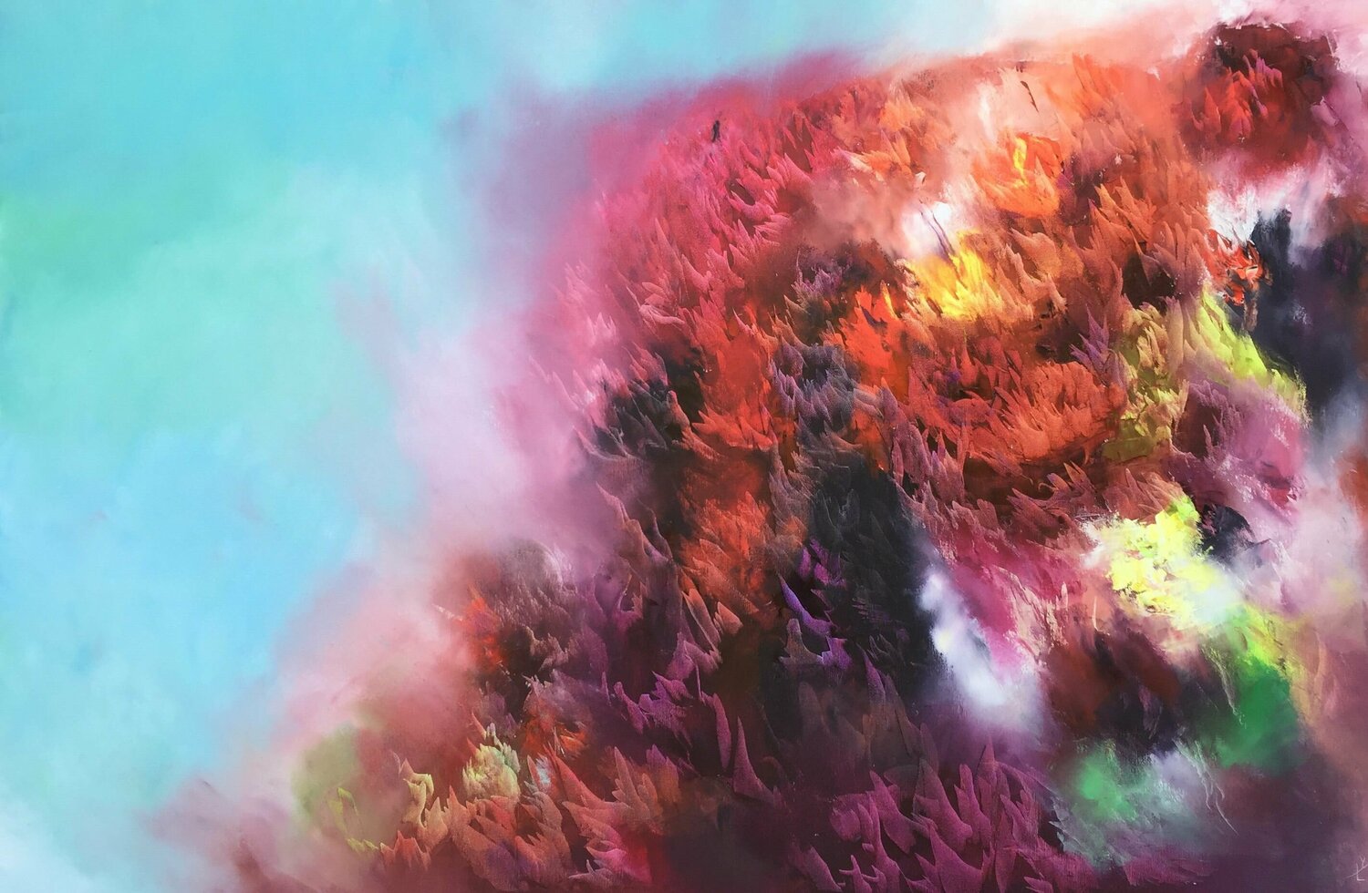 Corals Ludmila Budanov Original painting for sale