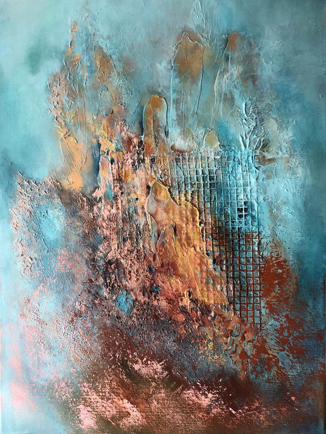 Cold and hot Ludmila Budanov Original painting for sale