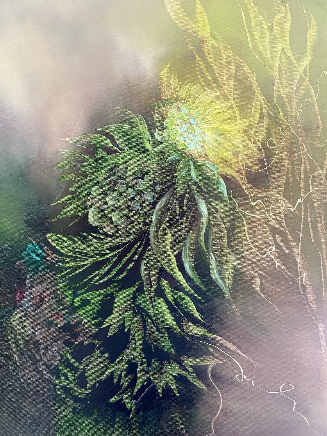 Night fragrance XVIII Ludmila Budanov Original painting for sale