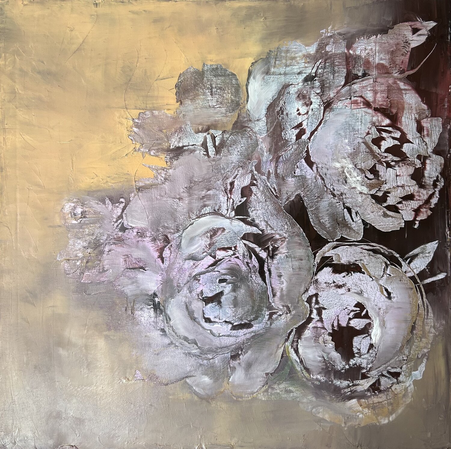 My peonies Ludmila Budanov Original painting for sale