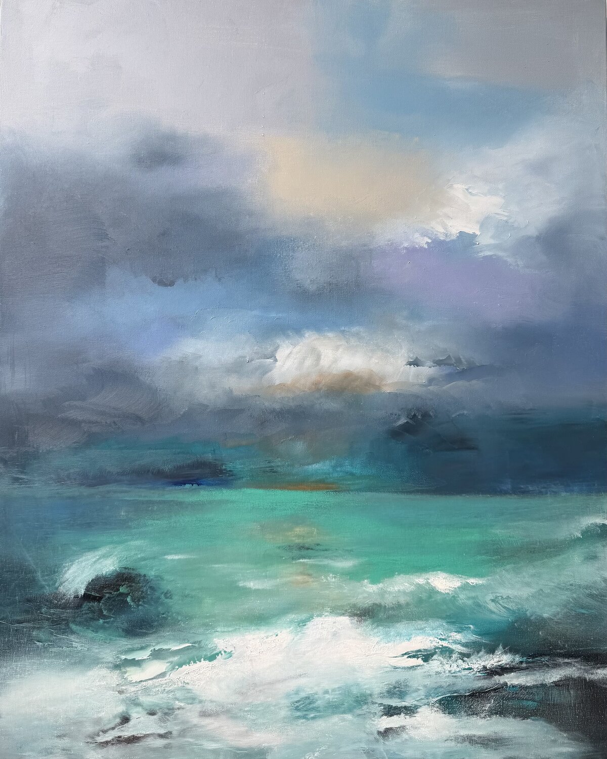 Breath of water Ludmila Budanov Original painting for sale
