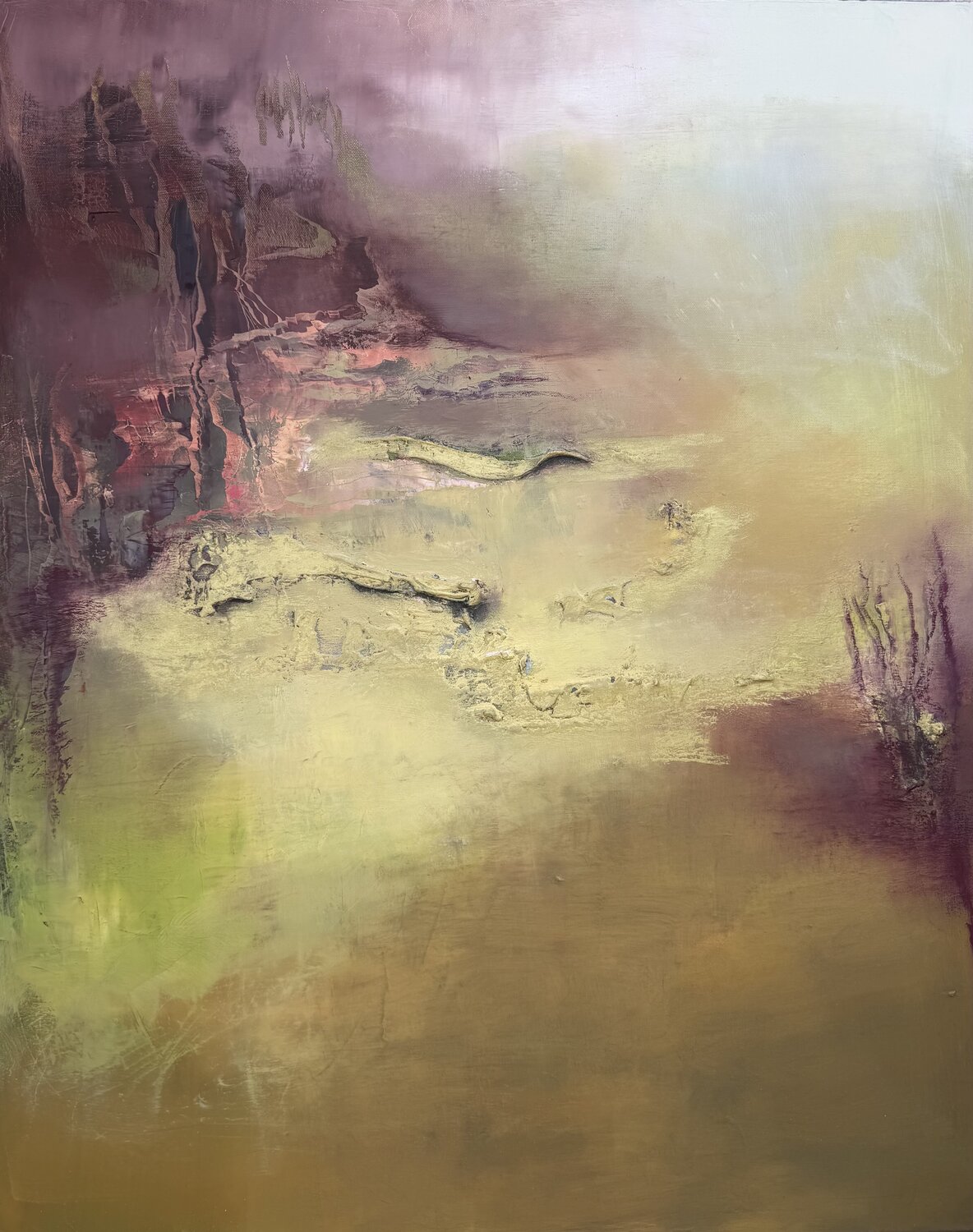 Mist over Petra Ludmila Budanov Original painting for sale