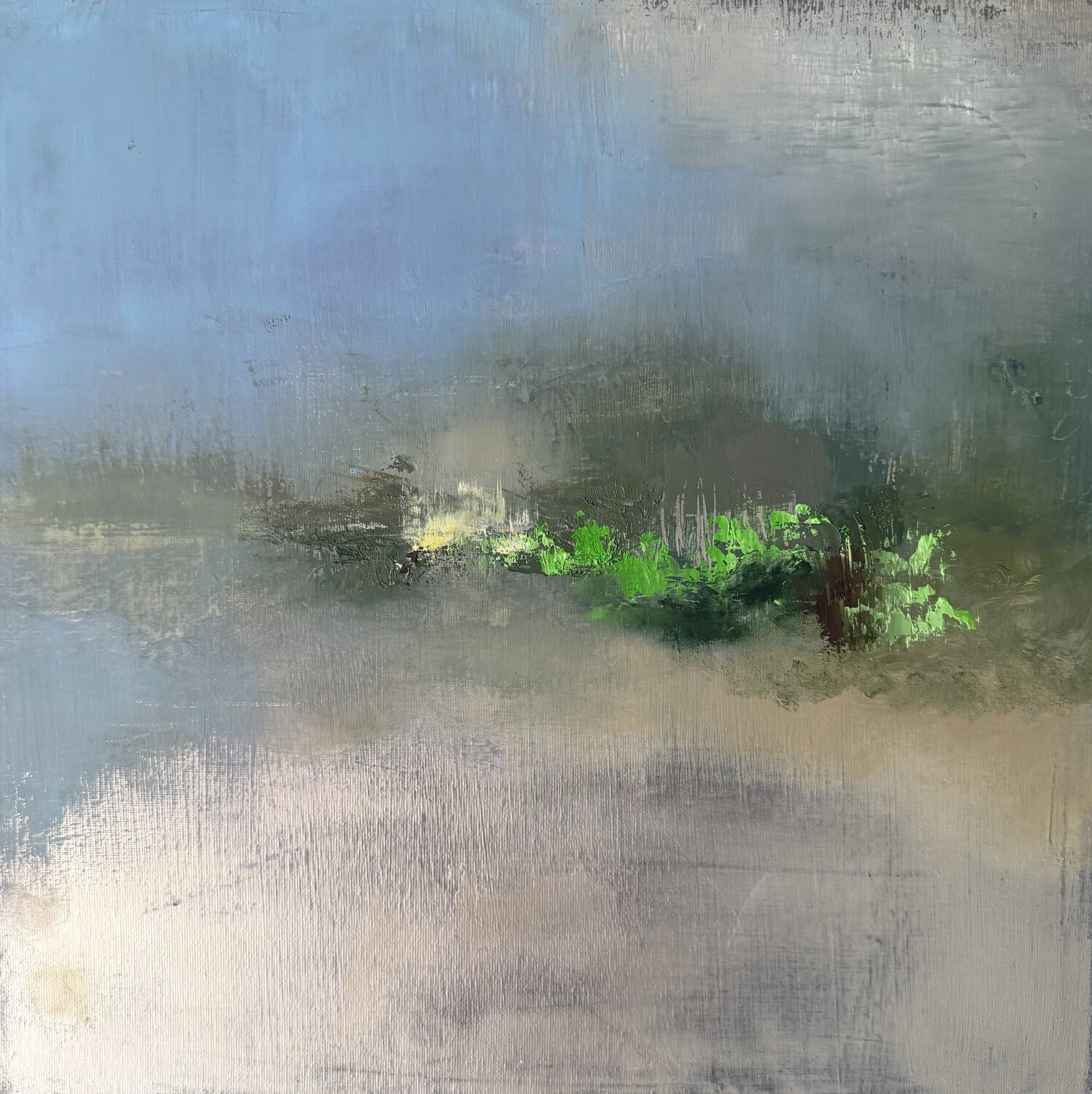 Silver silence Ludmila Budanov Original painting for sale