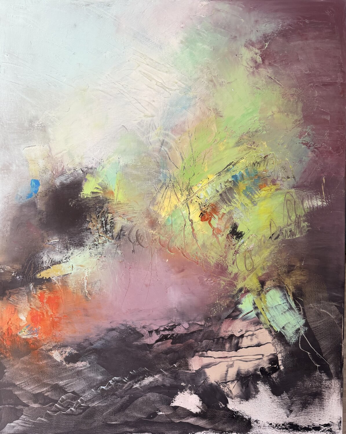 At the Edge of Light Ludmila Budanov Original painting for sale