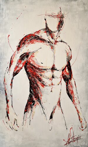 Corps de Feu by Amandyne Steropes, Painting for Sale on Select