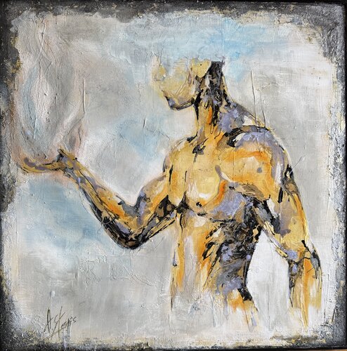 L’Insuffleur de Vie by Amandyne Steropes, Painting for Sale on Select