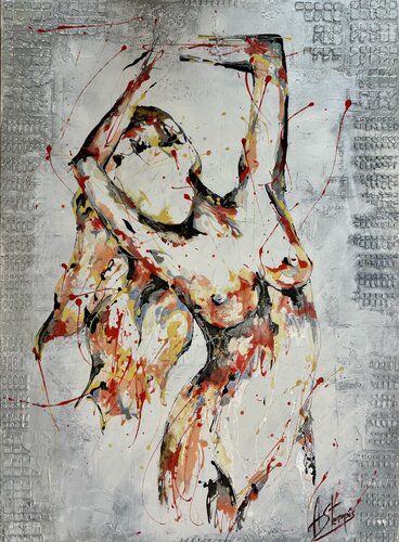 A corps perdu by Amandyne Steropes, Painting for Sale on Select