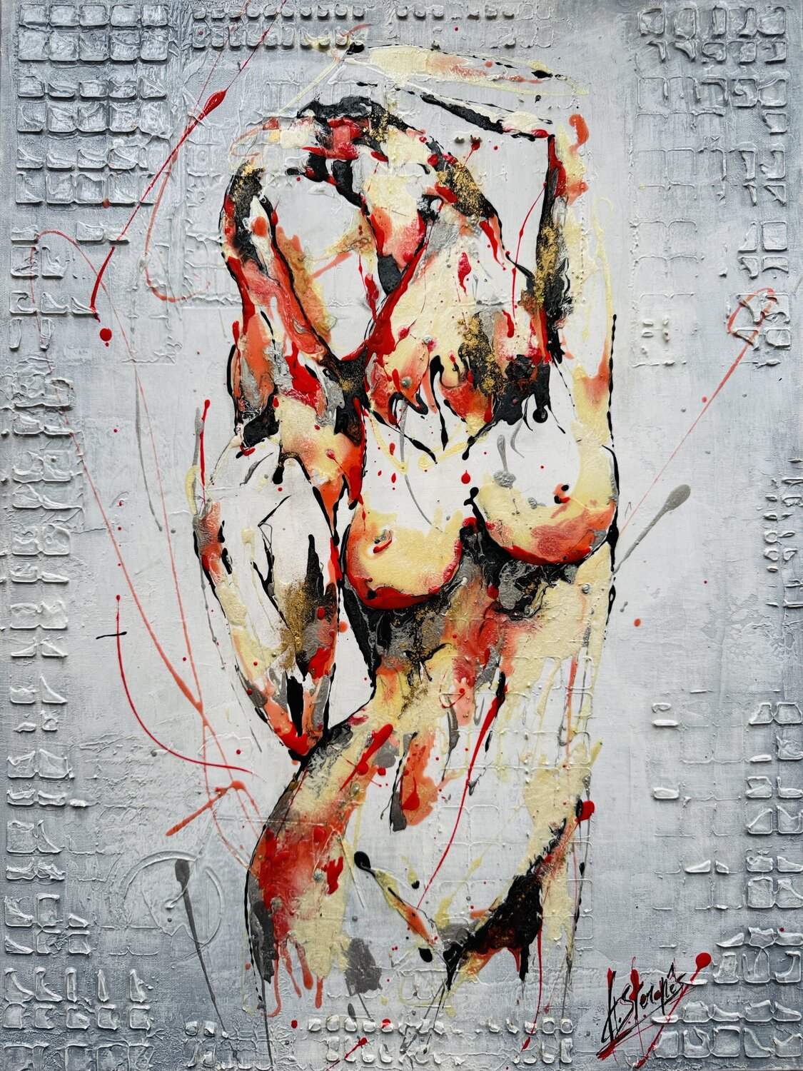 Incarna Amandyne Steropes Original painting for sale