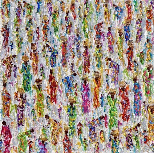 Colors of Life by Christine Drummond, Painting for Sale on Select
