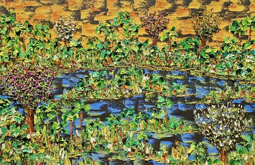 Natureza em Festa by Christine Drummond, Painting for Sale on Select