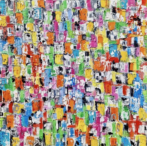 Entre Becos e Vielas by Christine Drummond, Painting for Sale on Select