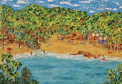 Paraíso Secreto by Christine Drummond, Painting for Sale on Select