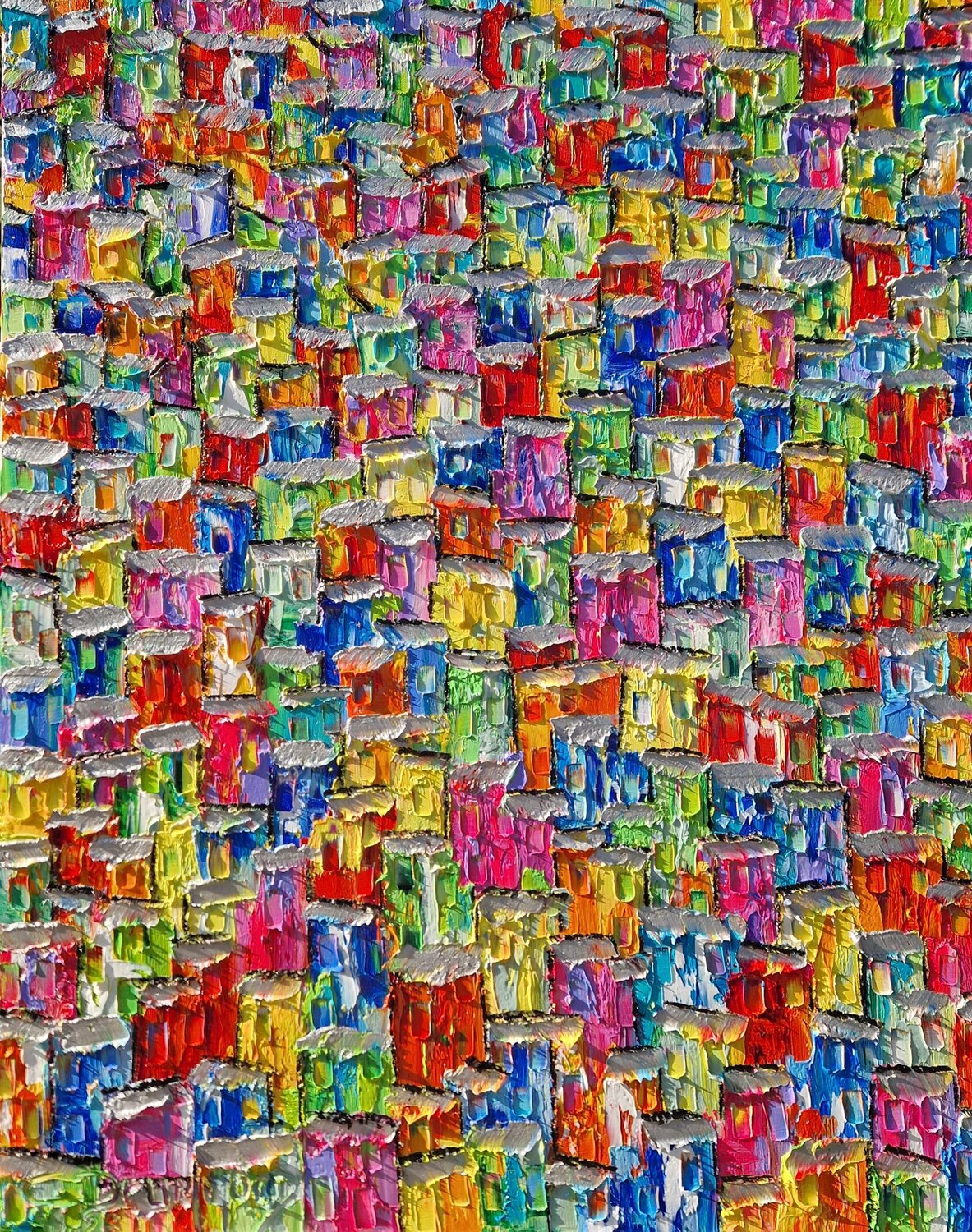 Alegria Carioca Christine Drummond Original painting for sale