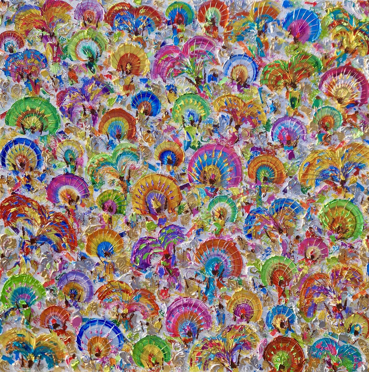 Batucada da Alegria Christine Drummond Original painting for sale