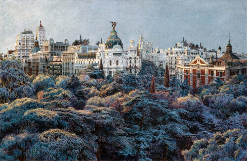 Una Ilusión Lumínica by Carlos Arriaga, Painting for Sale on Select