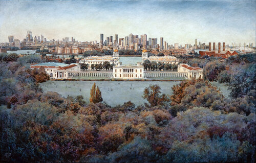 Tutto Londinium by Carlos Arriaga, Painting for Sale on Select