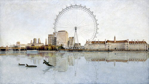 Maybe In The Future... by Carlos Arriaga, Painting for Sale on Select