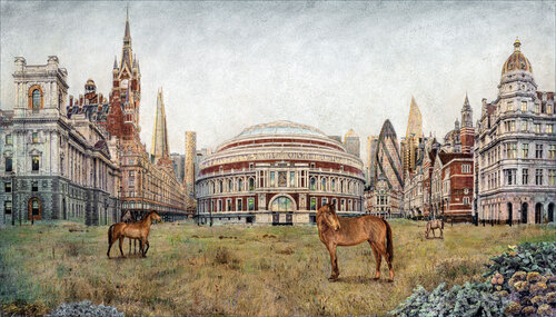Londinium Alla Piero Della Francesca # 2 by Carlos Arriaga, Painting for Sale on Select