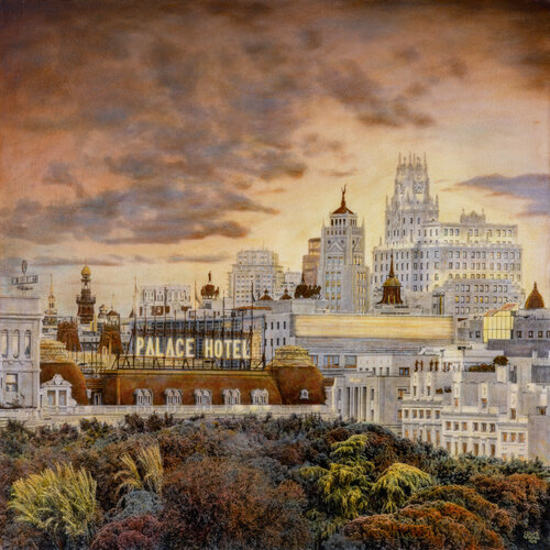 Palace Hotel Forever # 2 by Carlos Arriaga, Painting for Sale on Select