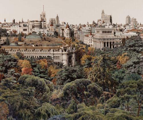La Ciudad Recuperada. Madrid by Carlos Arriaga, Painting for Sale on Select