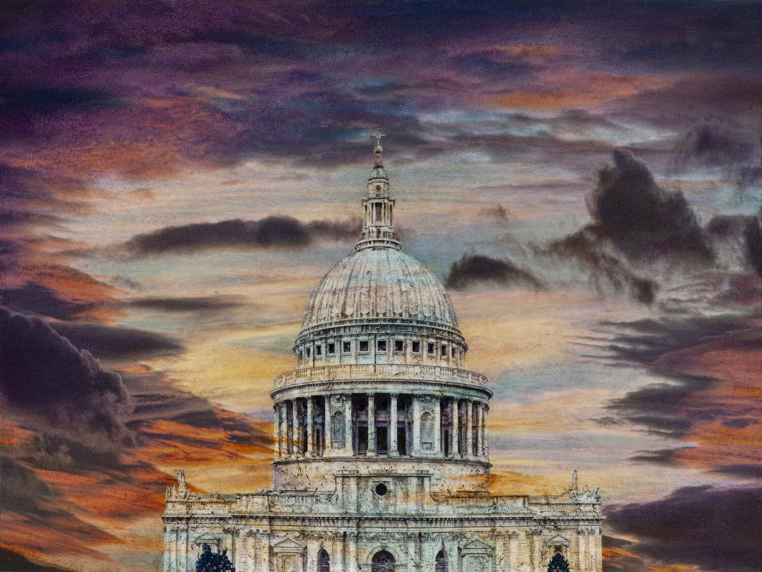 Saint Paul's Heaven Carlos Arriaga Original painting for sale