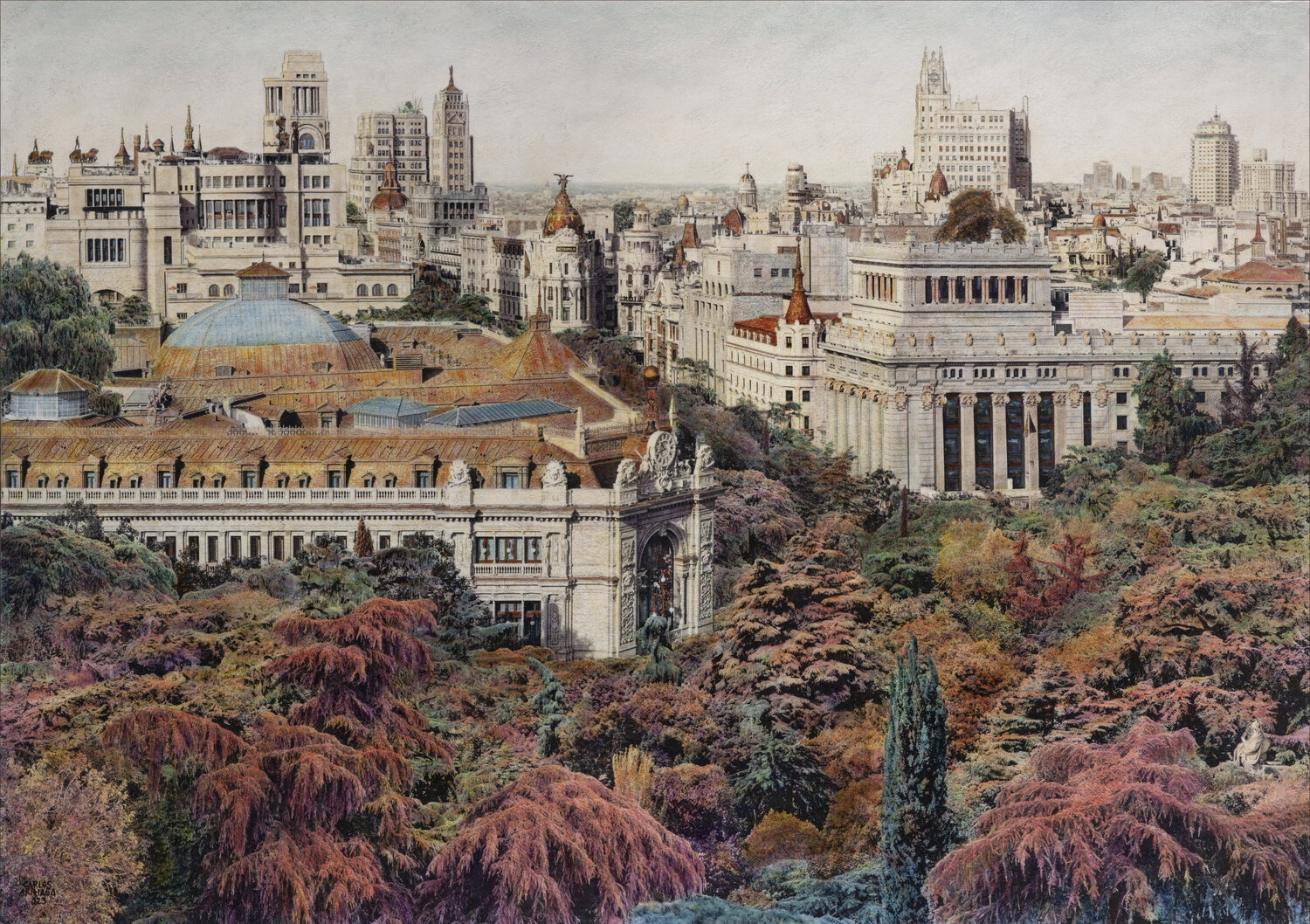 Horizonte Descubierto Carlos Arriaga Original painting for sale